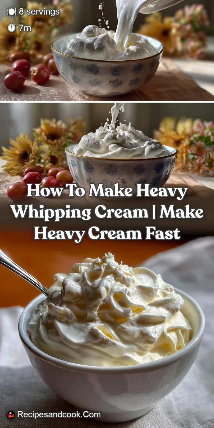 How To Make Heavy Whipping Cream | Make Heavy Cream Fast