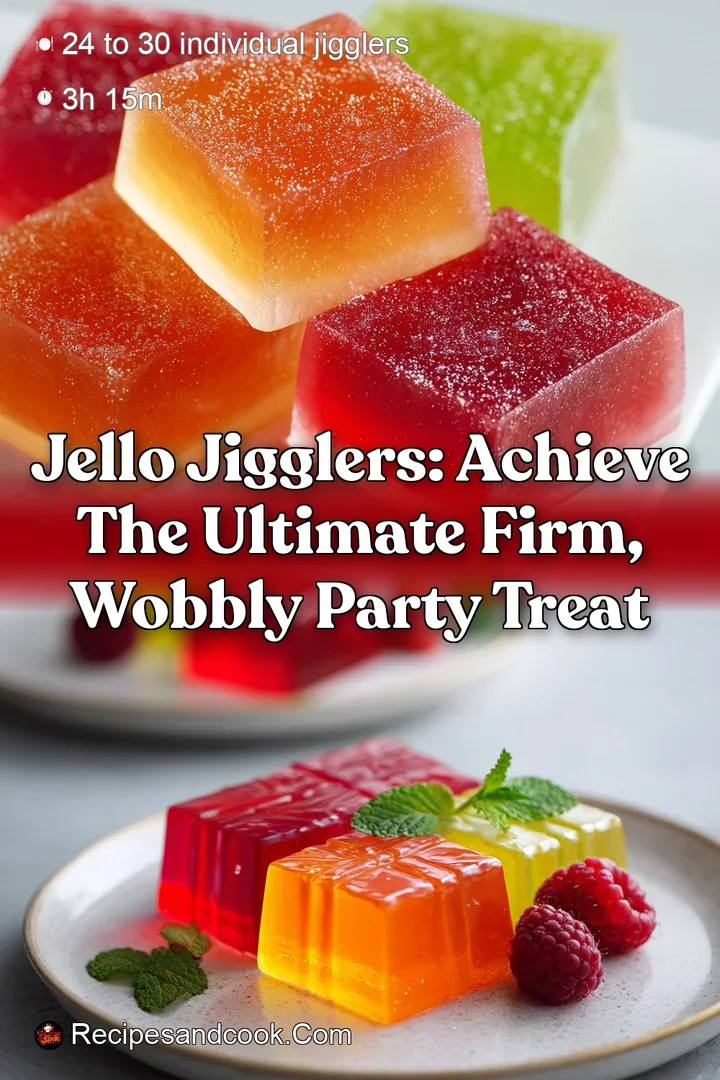 Jello Jigglers: Achieve the Ultimate Firm  Wobbly Party Treat