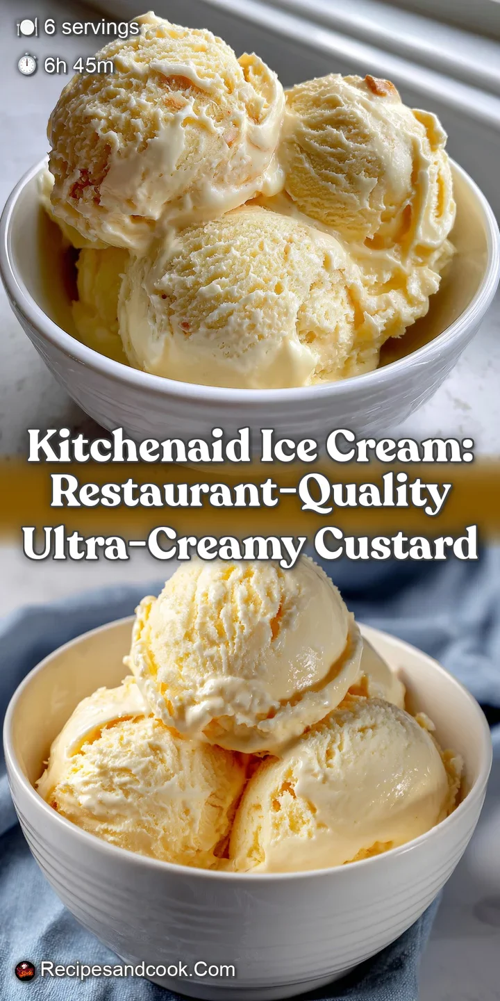 KitchenAid Ice Cream: Restaurant-Quality Ultra-Creamy Custard