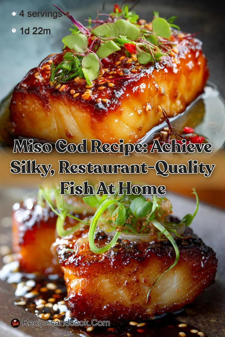 Miso Cod Recipe: Achieve Silky  Restaurant-Quality Fish at Home
