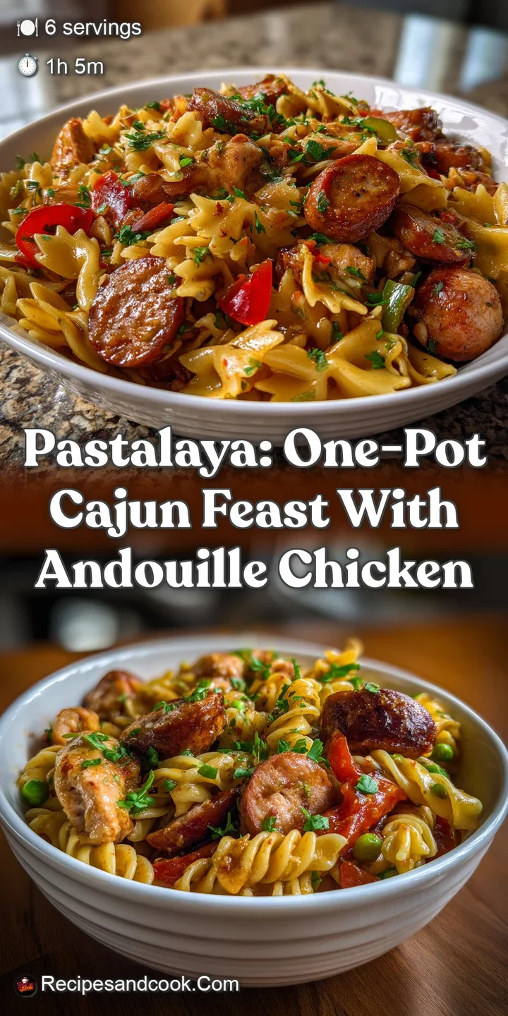 Pastalaya: One-Pot Cajun Feast with Andouille Chicken