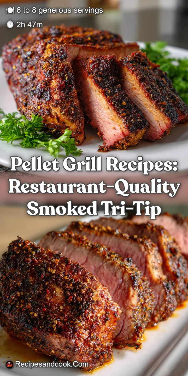 Pellet Grill Recipes: Restaurant-Quality Smoked Tri-Tip