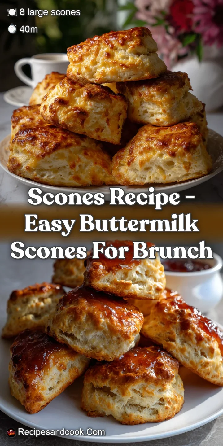 Scones Recipe - Easy Buttermilk Scones for Brunch