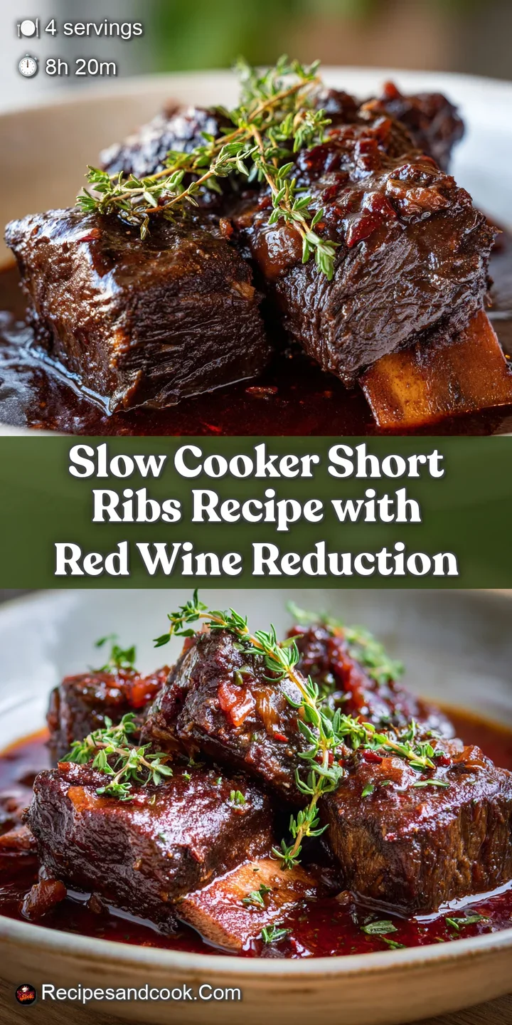 Close-up of tender, falling-apart short rib with glistening, savory sauce. Deep, rich color. A truly mouthwatering bite.