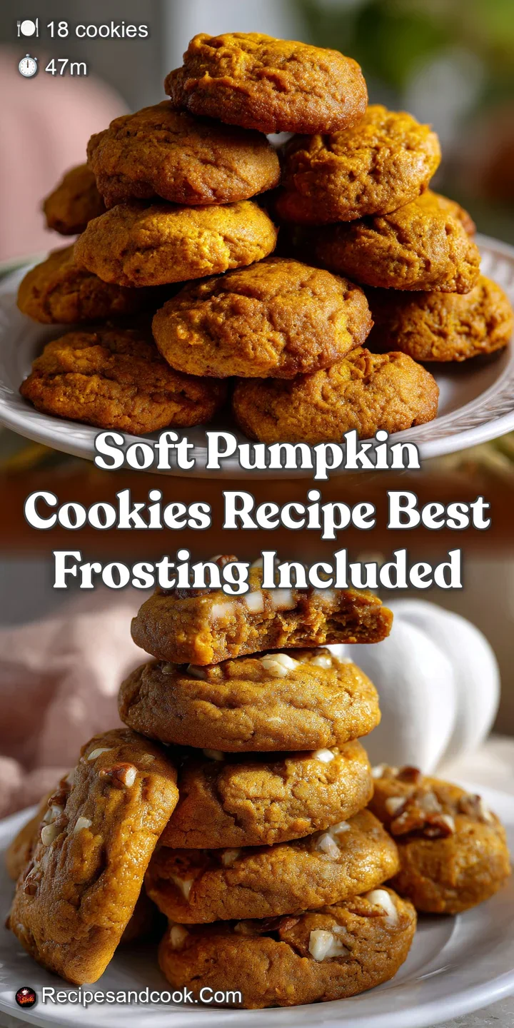 Soft Pumpkin Cookies Recipe Best Frosting Included