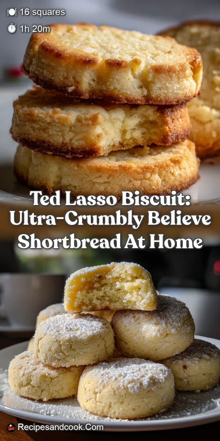 Ted Lasso Biscuit: Ultra-Crumbly Believe Shortbread at Home