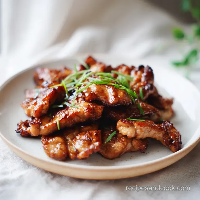 Japanese Teriyaki Chicken Thighs Recipe