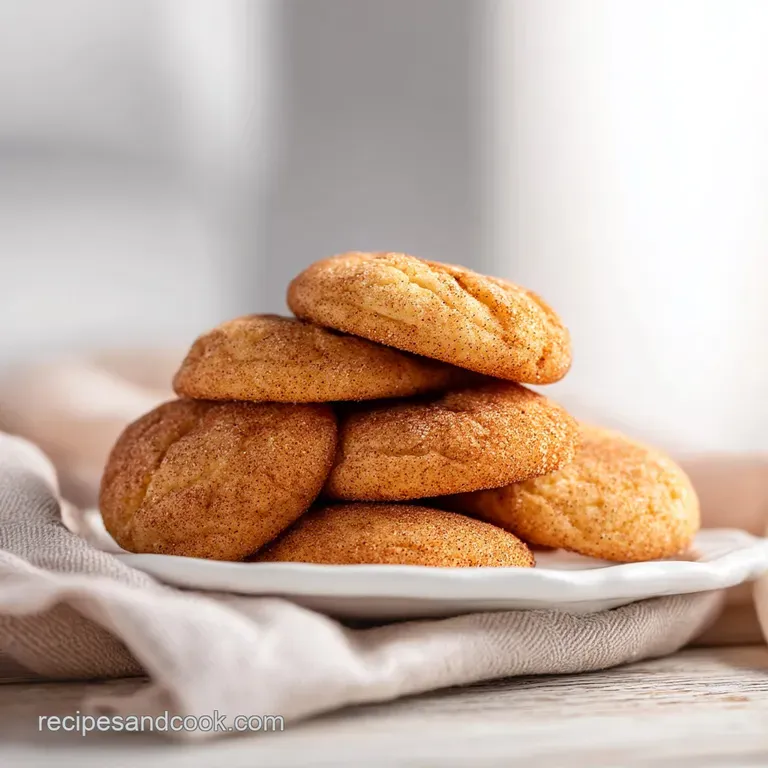 Snickerdoodle Cookies: Tangy Crinkle Perfection