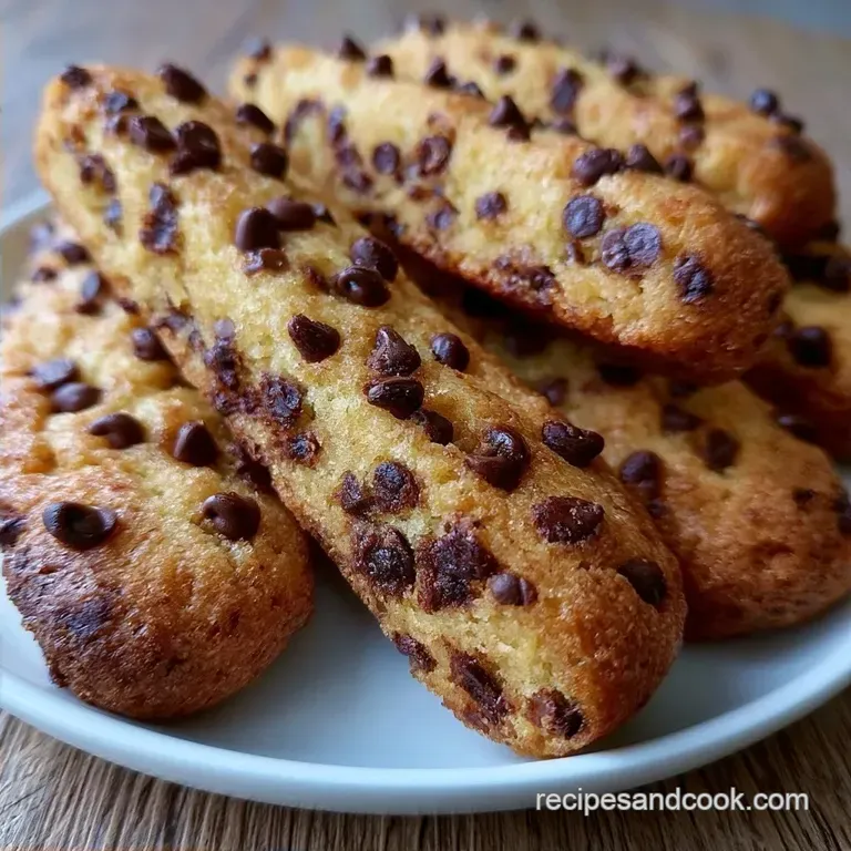 Chocolate Chip Cookie Sticks: Buttery