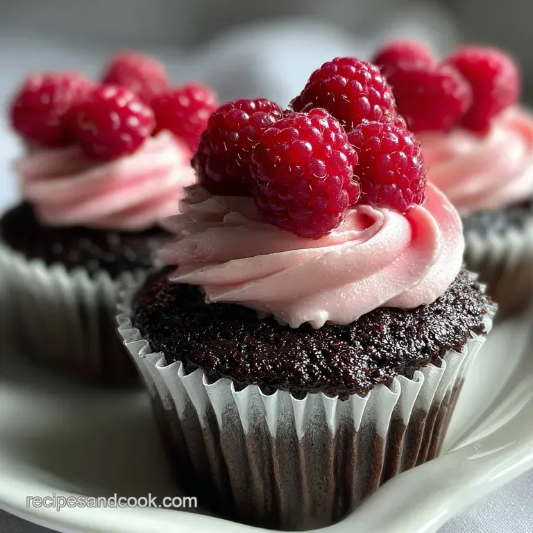 Decadent and Easy Chocolate Raspberry Cupcake Recipe
