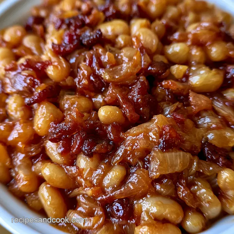 Baked Beans: Slow-Baked Mahogany Glaze