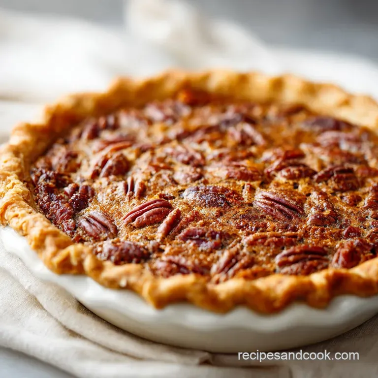 Classic Pecan Pie: Browned Butter and Toasted Nuts