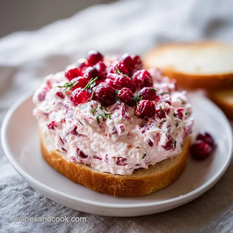 Cranberry Cream Cheese Dip: Velvety and Tart
