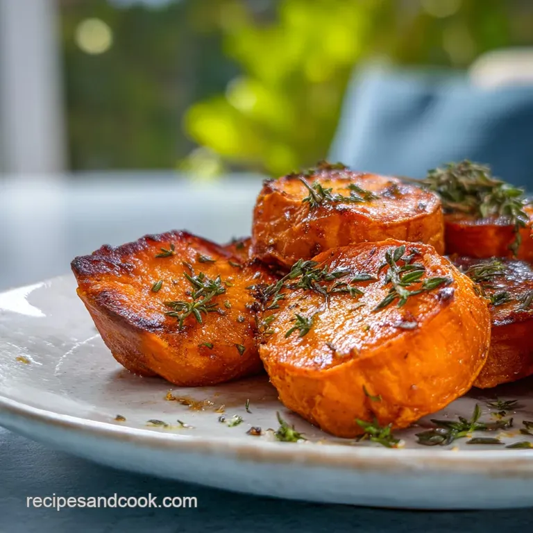 Crispy Sweet Potatoes with Glass-Like Crust