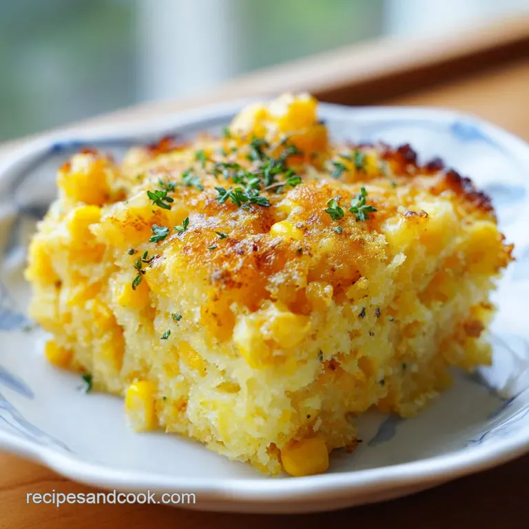 Crockpot Corn Casserole: Velvety Side Dish
