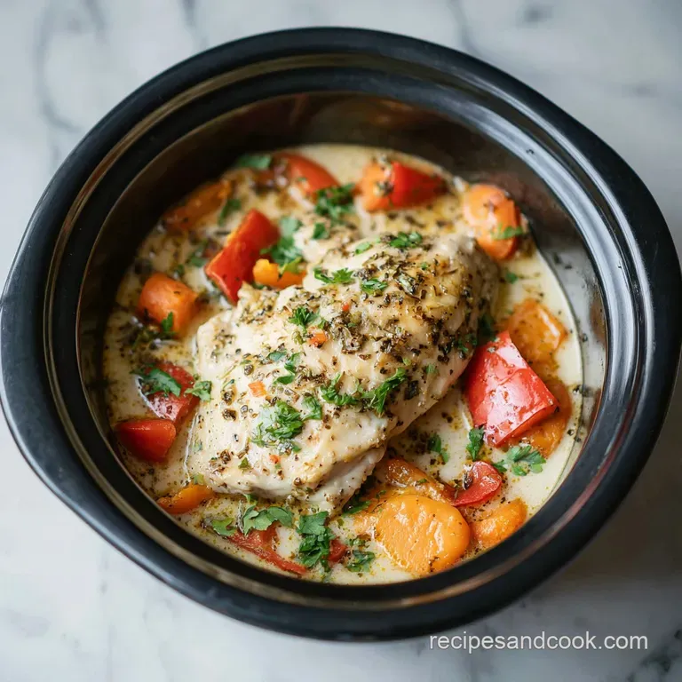 Plated, juicy Italian chicken over pasta. A vibrant, saucy dish, topped with fresh basil and a sprinkle of grated cheese.