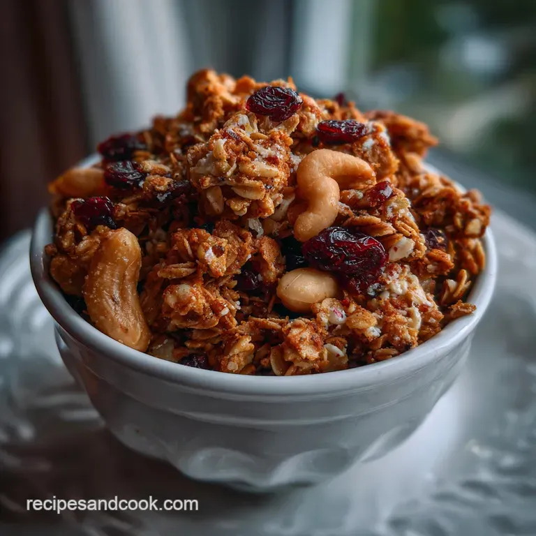 The Cluster King: Crunchy Homemade Granola Recipe Perfect Granola CL