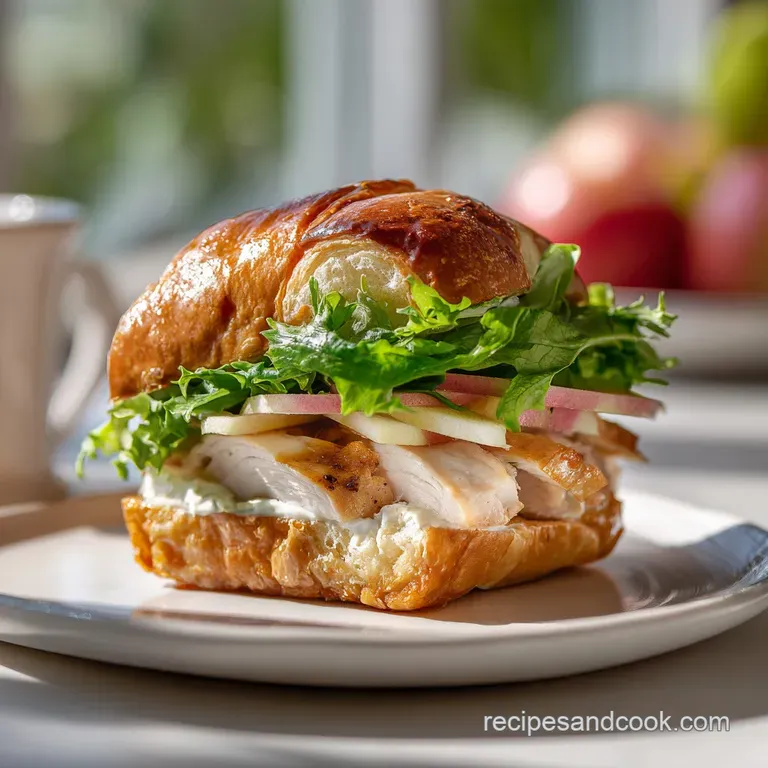 Easy Chicken Apple Sandwich Recipe: Tart & Creamy