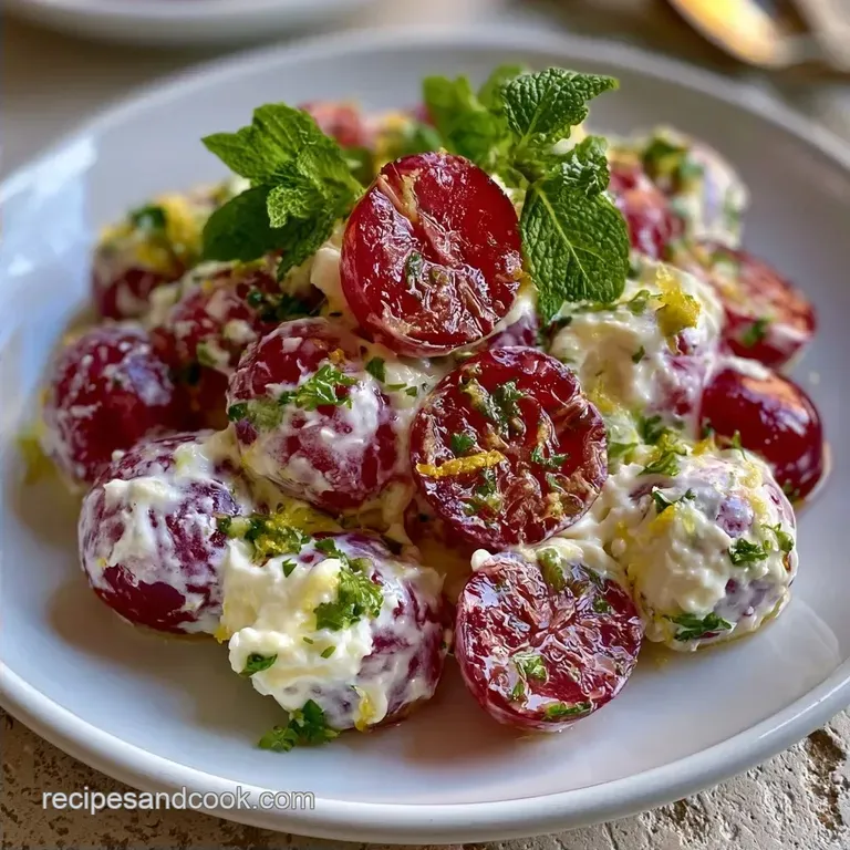 Easy Cream Cheese Fruit Salad with Cool Whip
