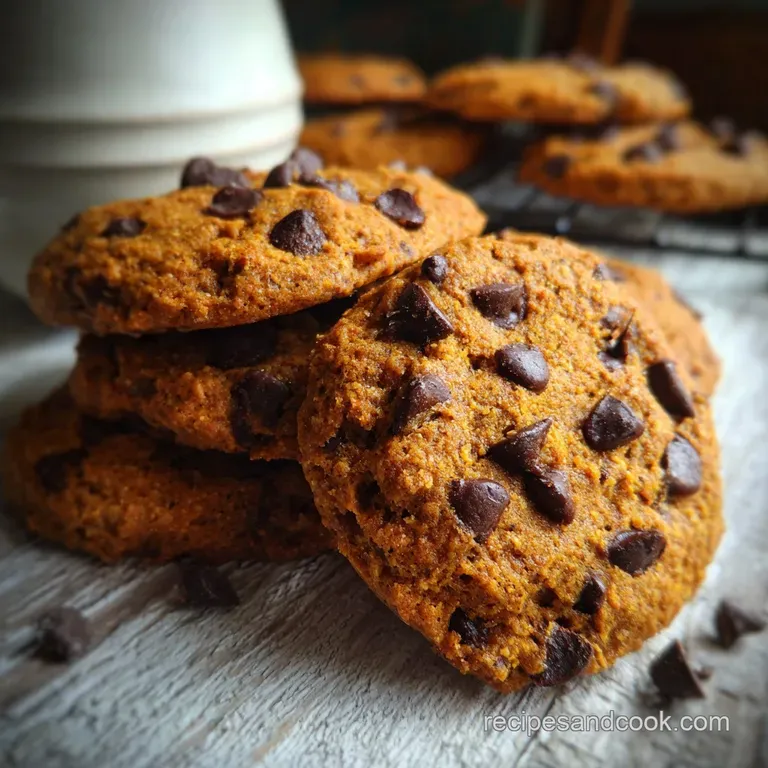 Easy Pumpkin Chocolate Chip Cookies