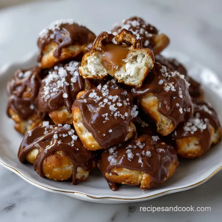 Rolo Pretzel Bites: Dead Easy Salted Caramel Crunch presentation