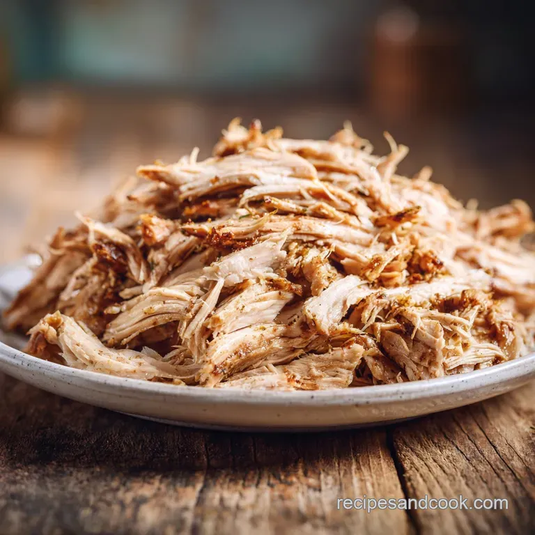 Shredded Chicken: Silky and Juicy