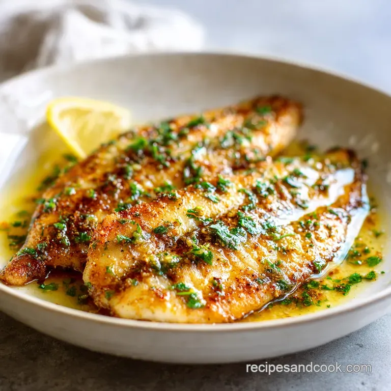 Garlic Butter Tilapia: Restaurant Quality Finish