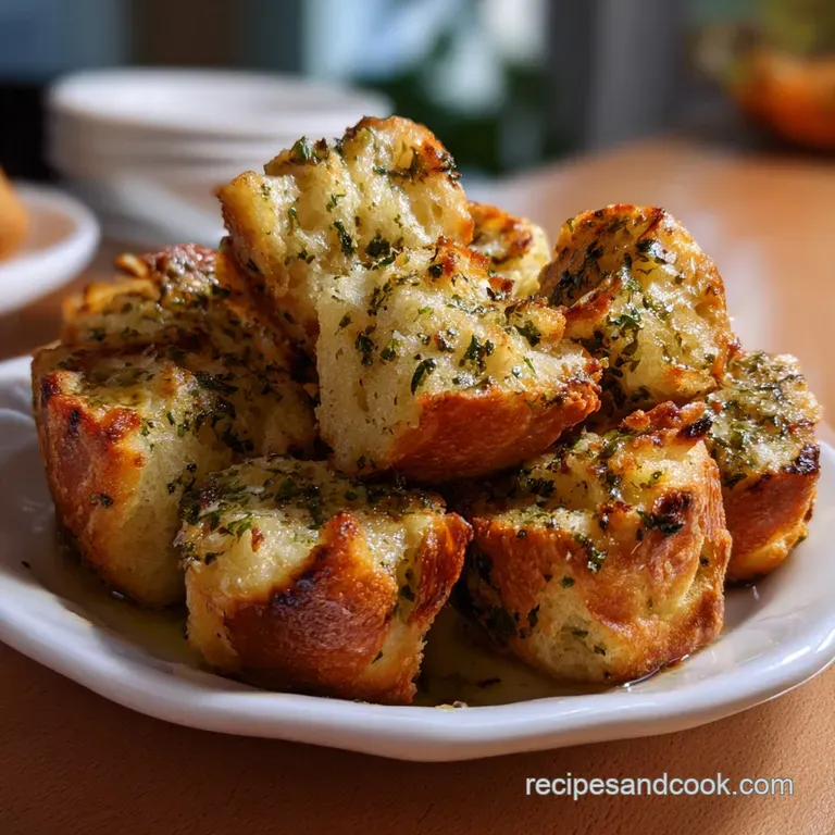 Elegant white plates displaying individual molten core bites. Rich brown crusts contrast against a creamy interior, topped...