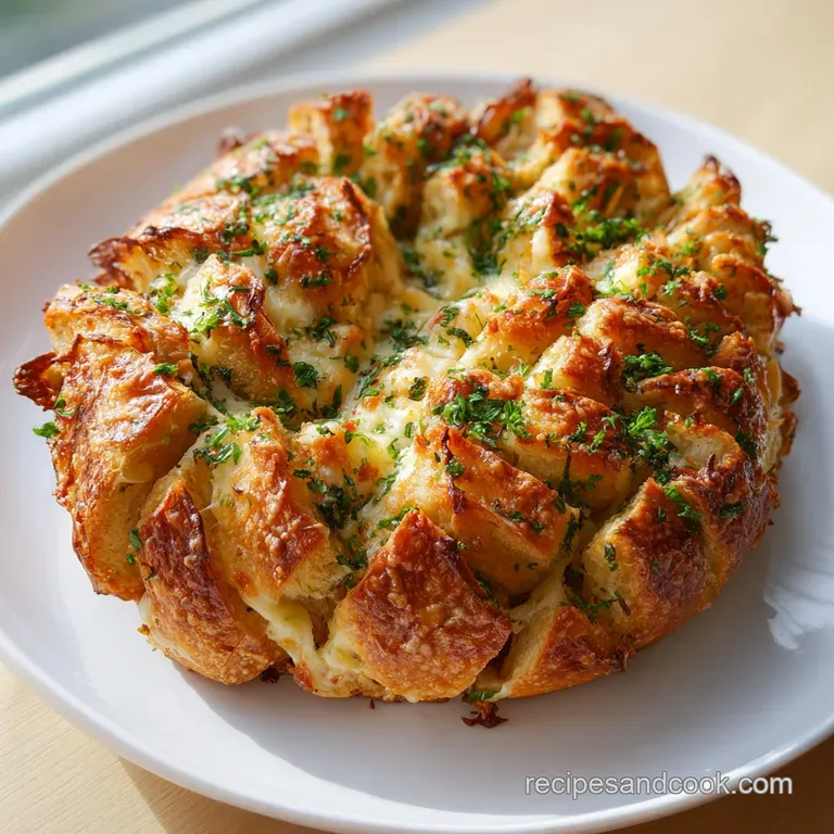 Garlic Parmesan Monkey Bread Recipe: Golden and Cheesy