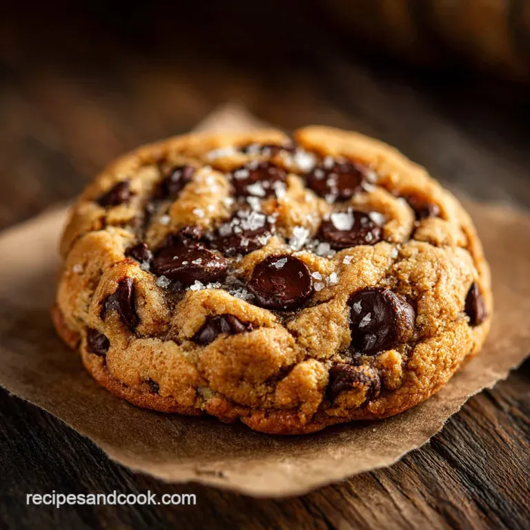 Crumbl Chocolate Chip Cookie: Giant Gooey Style Recipe