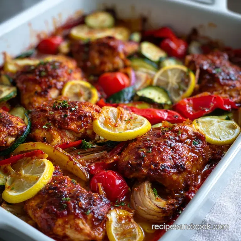 Weeknight Recipes: Harissa Chicken Traybake Wonder