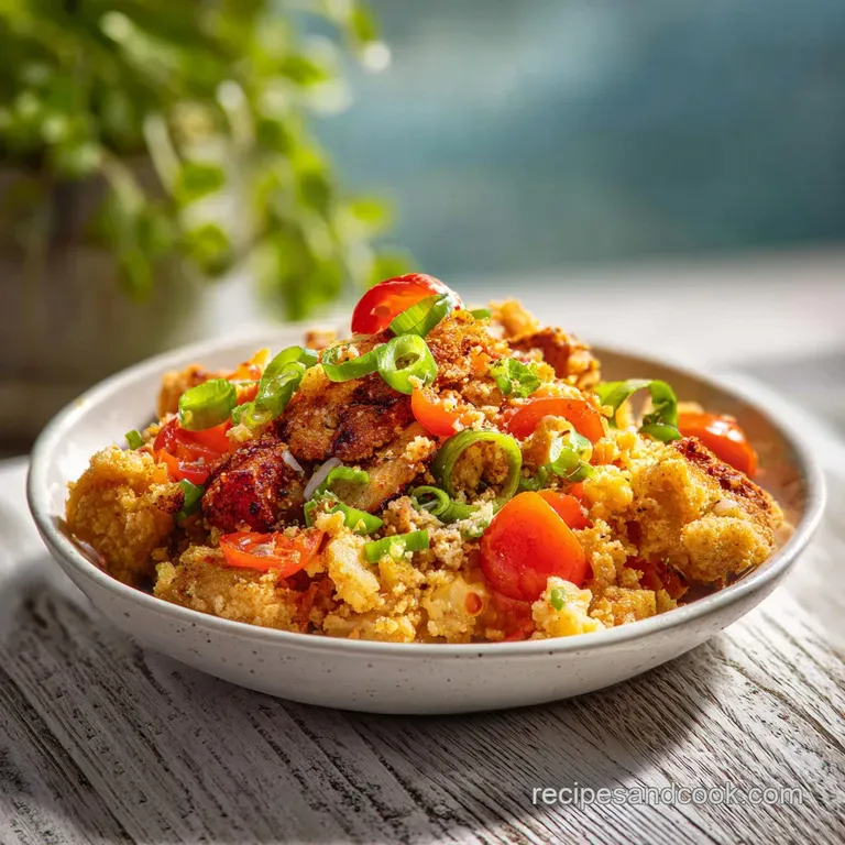 A rustic wooden bowl overflowing with the reddish-brown Cajun seasoning, showcasing its coarse texture and aromatic appeal.