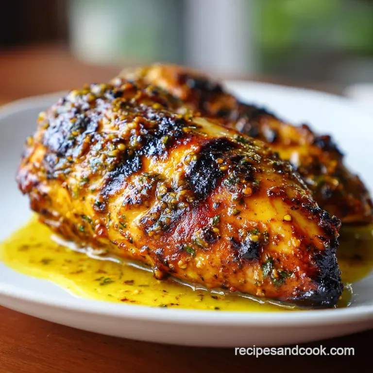 Honey Mustard Chicken with Tangy Glaze