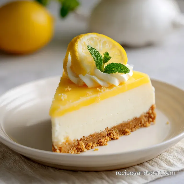 Must Try Lemon Cheesecake Delight Dessert