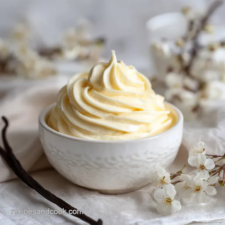 Cream Recipe with Milk and Vanilla: Silken Pastry Cream