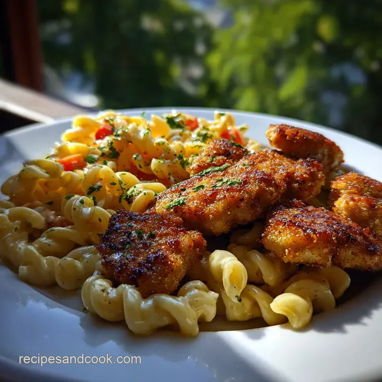 Chicken Nugget Parmesan with Pasta Shortcut