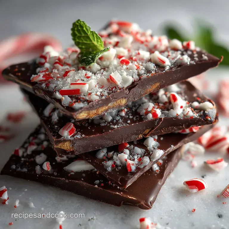 Peppermint Bark Christmas Treat: Tempered Chocolate