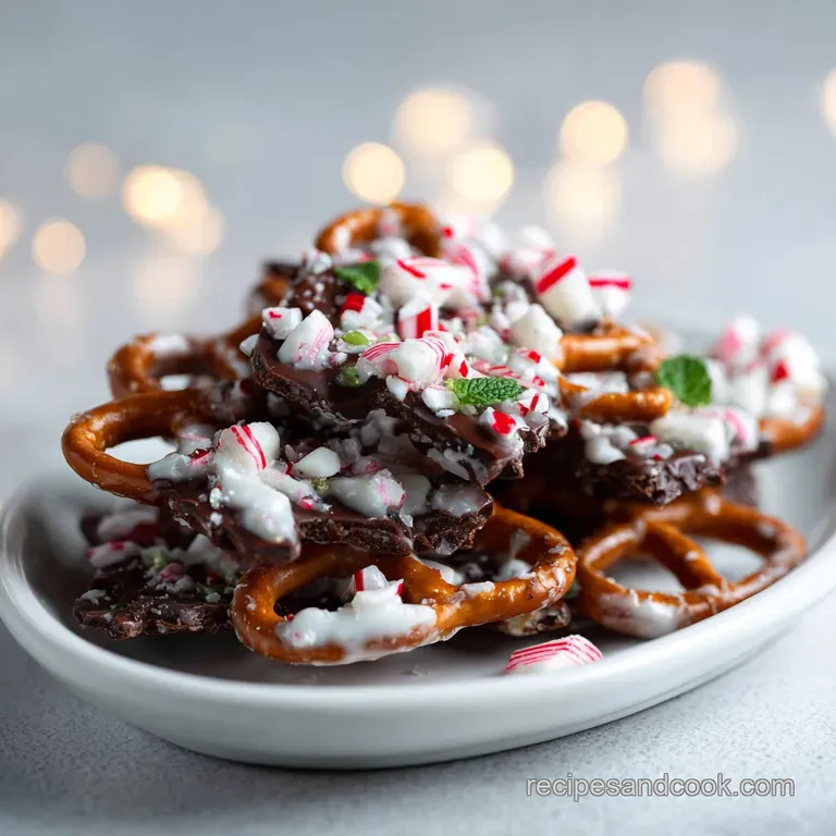 Quick Christmas Dessert with Peppermint Chocolate