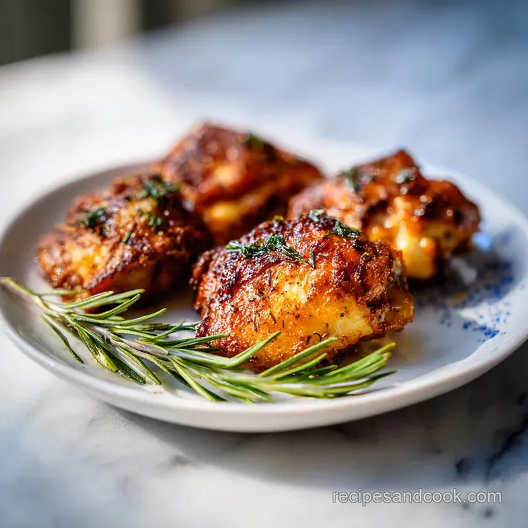 Portuguese Chicken Thighs with Charred Honey Glaze
