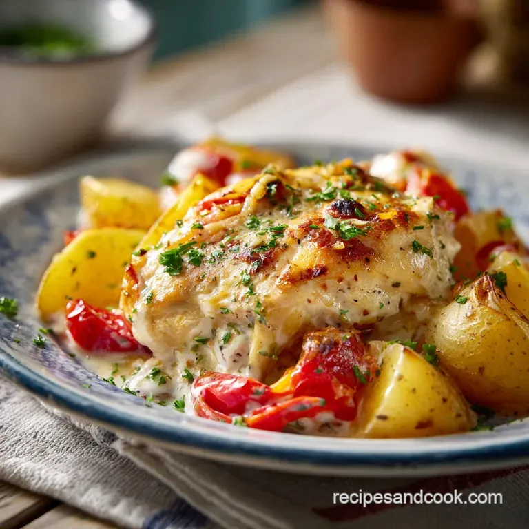 Ranch Chicken and Potato Bake