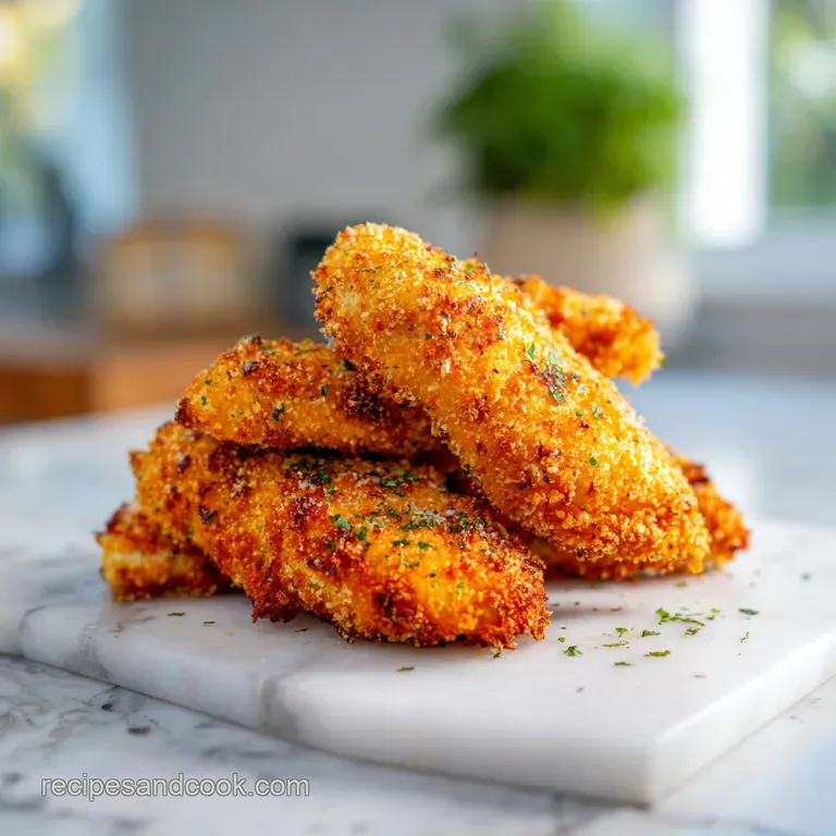 Juicy chicken thigh on a plate, drizzled with creamy ranch; a sprig of parsley adds freshness. An inviting, flavorful dish.