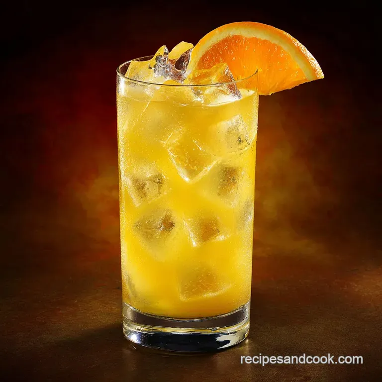 Fuzzy Navel: the Best Simple Cocktail Recipe presentation