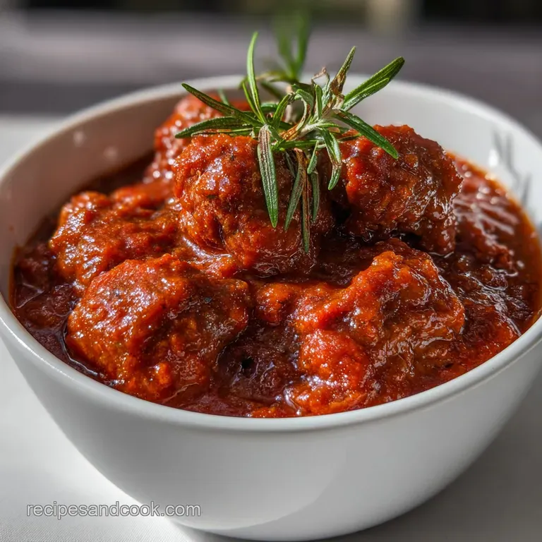 Sunday Gravy: the Ultimate Slow-Simmered Recipe presentation