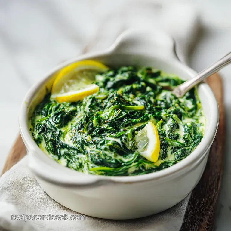 Ruths Chris Creamed Spinach: Steakhouse Style