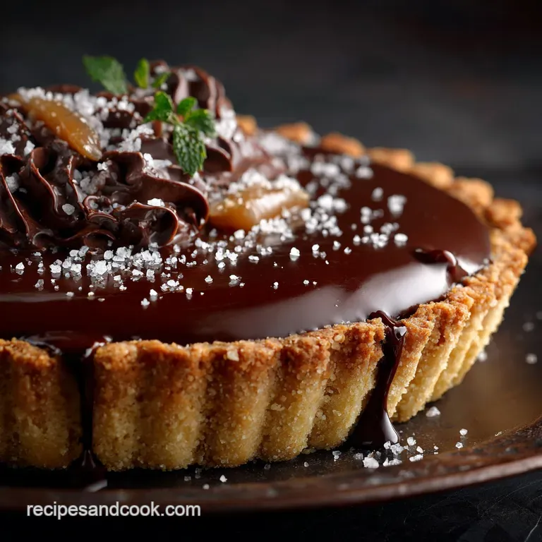 Tart: The Decadent Millionaires Salted Caramel Chocolate Ganache