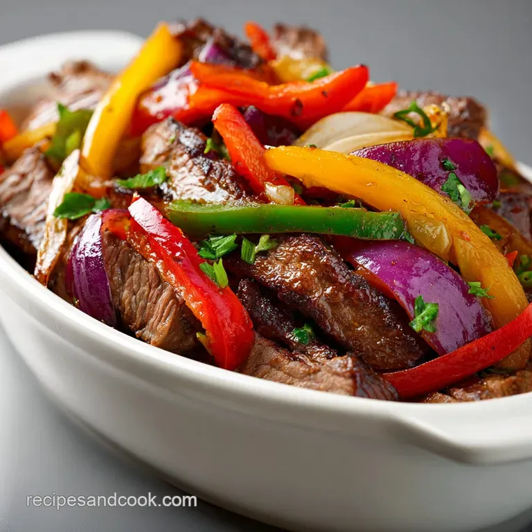 Sheet Pan Steak Fajitas Recipe
