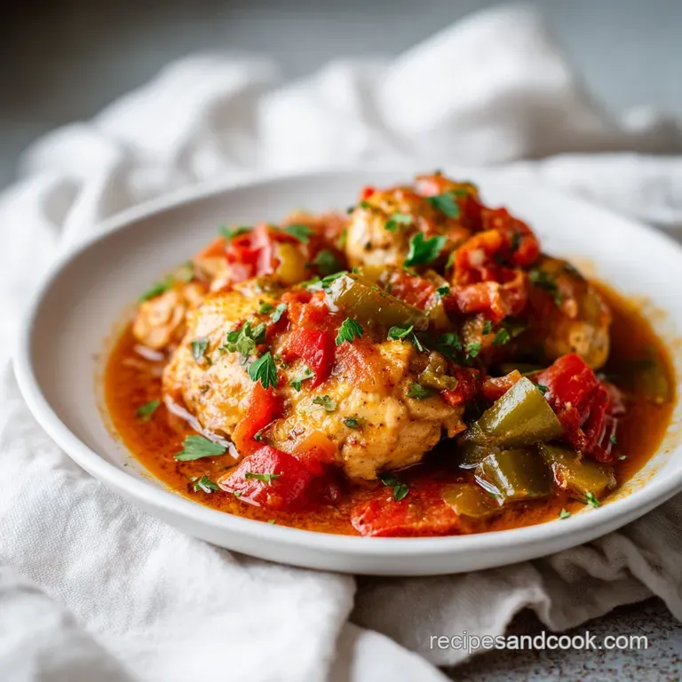 Creole Chicken: Tender and Zesty