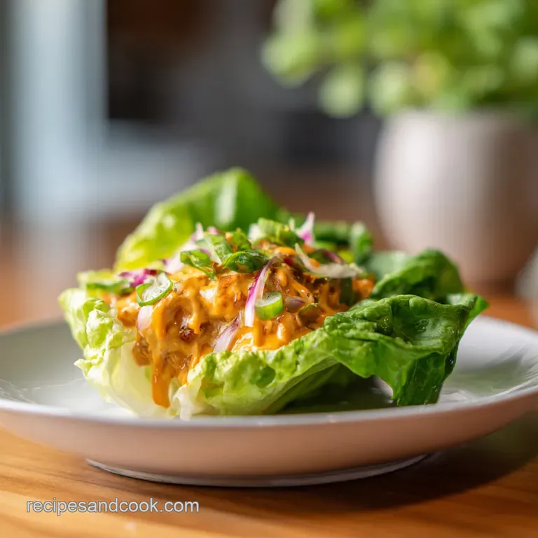 Thai Chicken Lettuce Wraps: Sizzling and Savory