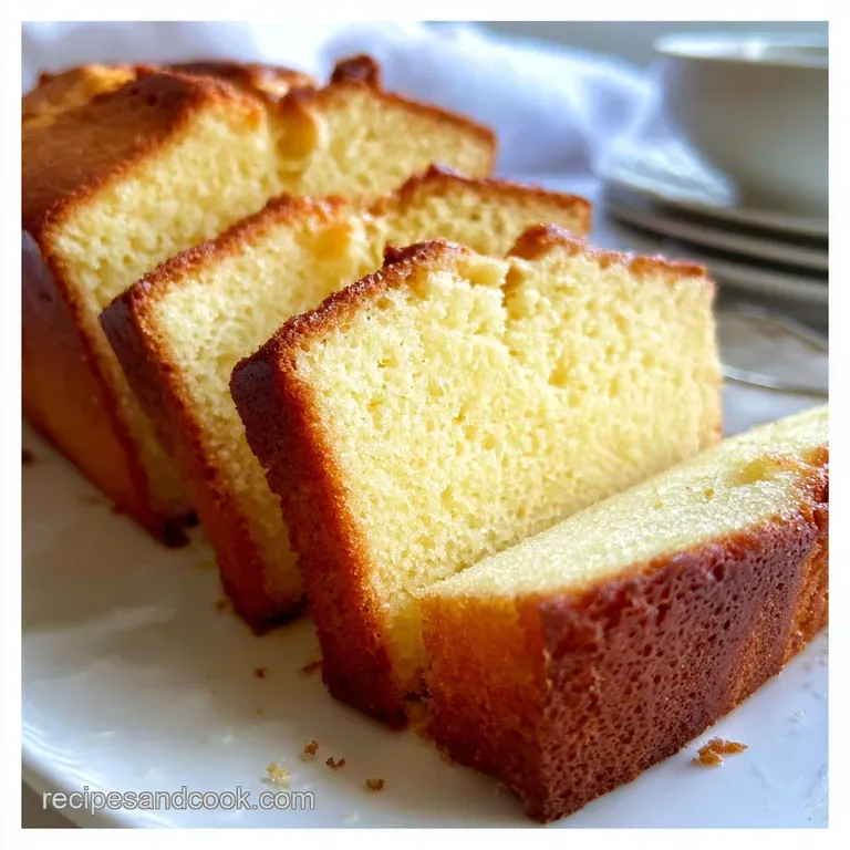 Vanilla Pound Cake Recipe