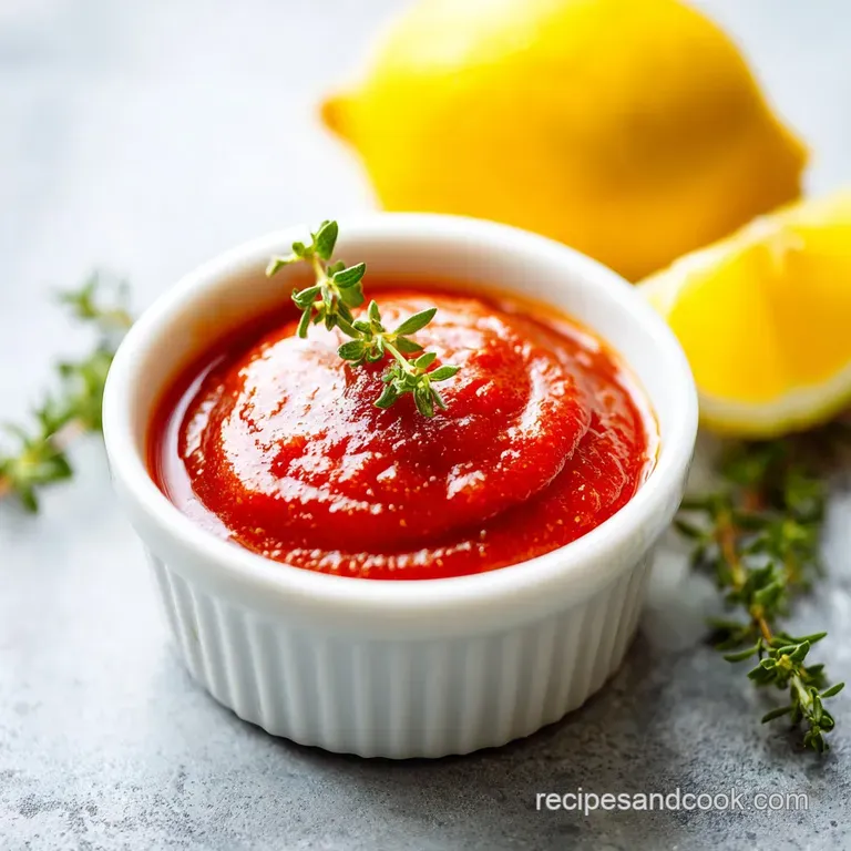 Homemade Ketchup with Fresh Tomatoes
